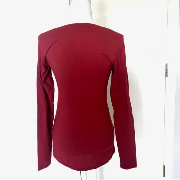 SALE Nike | OU V-Neck Long Sleeve Tee - Picture 2 of 3